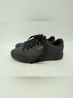 Puma Black Low-Profile Lace-Up Sneakers unisex size 4us boys